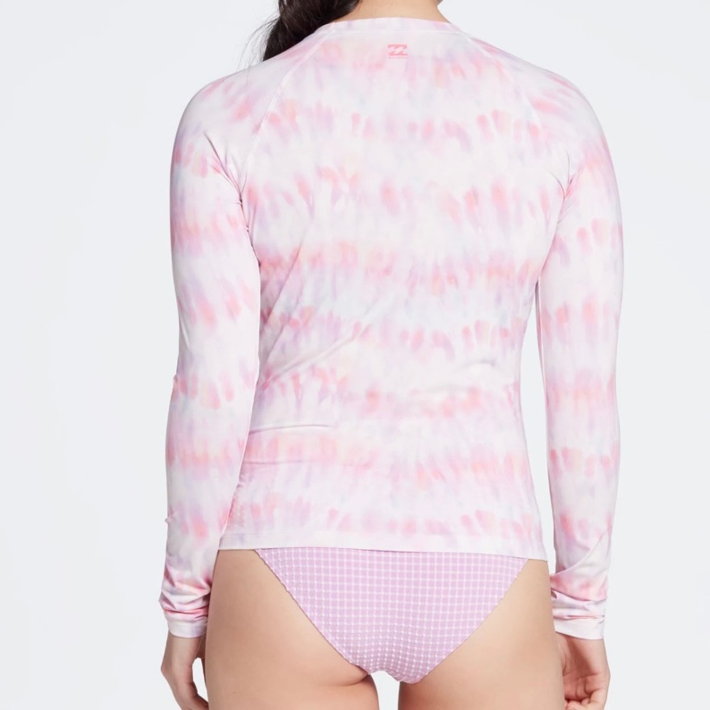 Billabong Pink Rashguard, Size Large - Picture 2 of 12